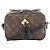 Borsa a tracolla Louis Vuitton Saintonge in tela Monogram marrone x nero M43555