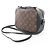 Borsa a tracolla Louis Vuitton Saintonge in tela Monogram marrone x nero M43555 - vista 3
