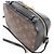 Borsa a tracolla Louis Vuitton Saintonge in tela Monogram marrone x nero M43555 - vista 4