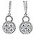 Autre Marque Orecchini con Diamanti Non Signe / Unsigned K18WG 3.2 g D1.7 Bianco