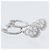 Autre Marque Orecchini con Diamanti Non Signe / Unsigned K18WG 3.2 g D1.7 Bianco - vista 2
