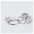 Autre Marque Orecchini con Diamanti Non Signe / Unsigned K18WG 3.2 g D1.7 Bianco - vista 6