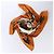 Foulard in seta Hermès Carré 90 "Joies d’Hiver" Marrone - vista 14