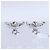 Autre Marque Orecchini Non Signe / Unsigned in diamanti neri K18WG 10.6g, 2.45 ct Bianco - vista 4