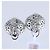 Autre Marque Orecchini Non Signe / Unsigned in diamanti neri K18WG 10.6g, 2.45 ct Bianco - vista 5