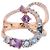 Autre Marque Unsignierter Mehrfarbiger Diamantring in K18PG 5.3g 129 S008 D026 Weiß