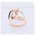 Autre Marque Unsignierter Mehrfarbiger Diamantring in K18PG 5.3g 129 S008 D026 Weiß - Ansicht 7