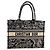 Borsa Book Tote Christian Dior Bianco Blu