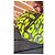 Borsa Louis Vuitton Neverfull GM Monogram Graffiti Marrone Verde - vista 9