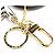 Portachiavi Monogram Reverse Louis Vuitton Marrone Nero - vista 8