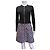Louis Vuitton Monogram Jacquard Strickkleid Schwarz Mehrfarben Monogramm