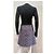 Louis Vuitton Monogram Jacquard Strickkleid Schwarz Mehrfarben Monogramm - Ansicht 4