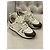 Sneakers da donna Louis Vuitton Marrone Bianco D'oro - vista 10