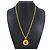 Collana in metallo dorato Chanel D'oro - vista 9