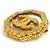 Spilla in metallo dorato Chanel D'oro - vista 3