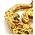 Spilla in metallo dorato Chanel D'oro - vista 6
