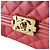 Borsa a tracolla Chanel Boy in Oro Rosa Lucido - vista 11