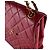 Borsa a tracolla Chanel in pelle di vitello martellata rossa Rosso - vista 6