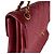 Borsa a tracolla Chanel in pelle di vitello martellata rossa Rosso - vista 7