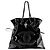 Borsa a tracolla Chanel in pelle vernice Nero