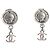 Orecchini a clip Medallion in argento Chanel