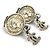 Orecchini a clip Medallion in argento Chanel - vista 2