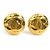 Orecchini a clip dorati Chanel D'oro