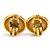 Orecchini a clip dorati Chanel D'oro - vista 6