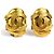 Chanel Clip-Ohrringe in Gold Golden