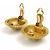 Pendientes de clip dorados Chanel - vista 7