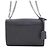 Borsa a tracolla in pelle grigia Saint Laurent Marrone - vista 3