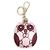 Portachiavi Gucci Charm Owl Rosa D'oro Bordò