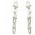 Orecchini a maglie graduate Tiffany & Co. Hardware - vista 2