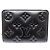 Portafoglio bi-fold Louis Vuitton Monogram Nero - vista 3