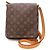 Borsa a tracolla Louis Vuitton Monogram Musette Salsa Marrone - vista 2