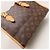 Borsa a tracolla Louis Vuitton Monogram Popincourt O Marrone - vista 15