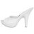 Gianfranco Ferré White Leather Platform Mules sz.37 Pre-owned