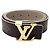 Louis Vuitton Gürtel aus beigem Leder