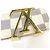 Cinturón Louis Vuitton Damier Azur Blanco - vista 4