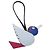 Hermès Portachiavi Birdie Hermes Blu