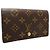 Cartera de doble pliegue Louis Vuitton Monogram marrón Castaño - vista 3