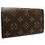 Cartera de doble pliegue Louis Vuitton Monogram marrón Castaño - vista 4
