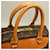 Borsa Louis Vuitton Monogram Deauville Marrone - vista 7