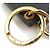 Charm per borsa Louis Vuitton Petite Malle Marrone Nero - vista 6
