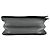 Borsa a tracolla in pelle grigia Prada Marrone - vista 4