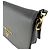 Borsa a tracolla in pelle grigia Prada Marrone - vista 6