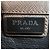 Borsa a tracolla in pelle marrone Prada - vista 11