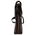 Borsa a tracolla in pelle marrone Prada - vista 2