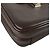Borsa a tracolla in pelle marrone Prada - vista 9