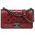 Chanel Borsa Boy Small Double Stitch Pelle di Vitello Bordò